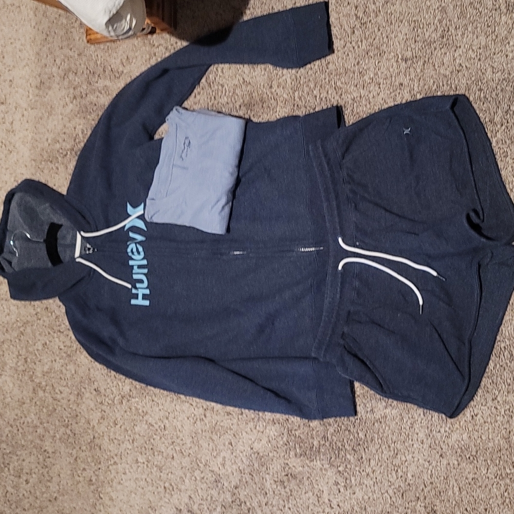 Hurley jacket with shorts